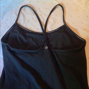 built in sports bra lululemon tank top size 12